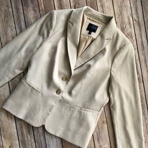 The Limited Cream Blazer